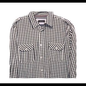 Men’s Zara black and white shirt. Size XL